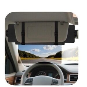 Veharvim Car Visor Extender Sun Blocker Polarized Anti-Glare Universal Black